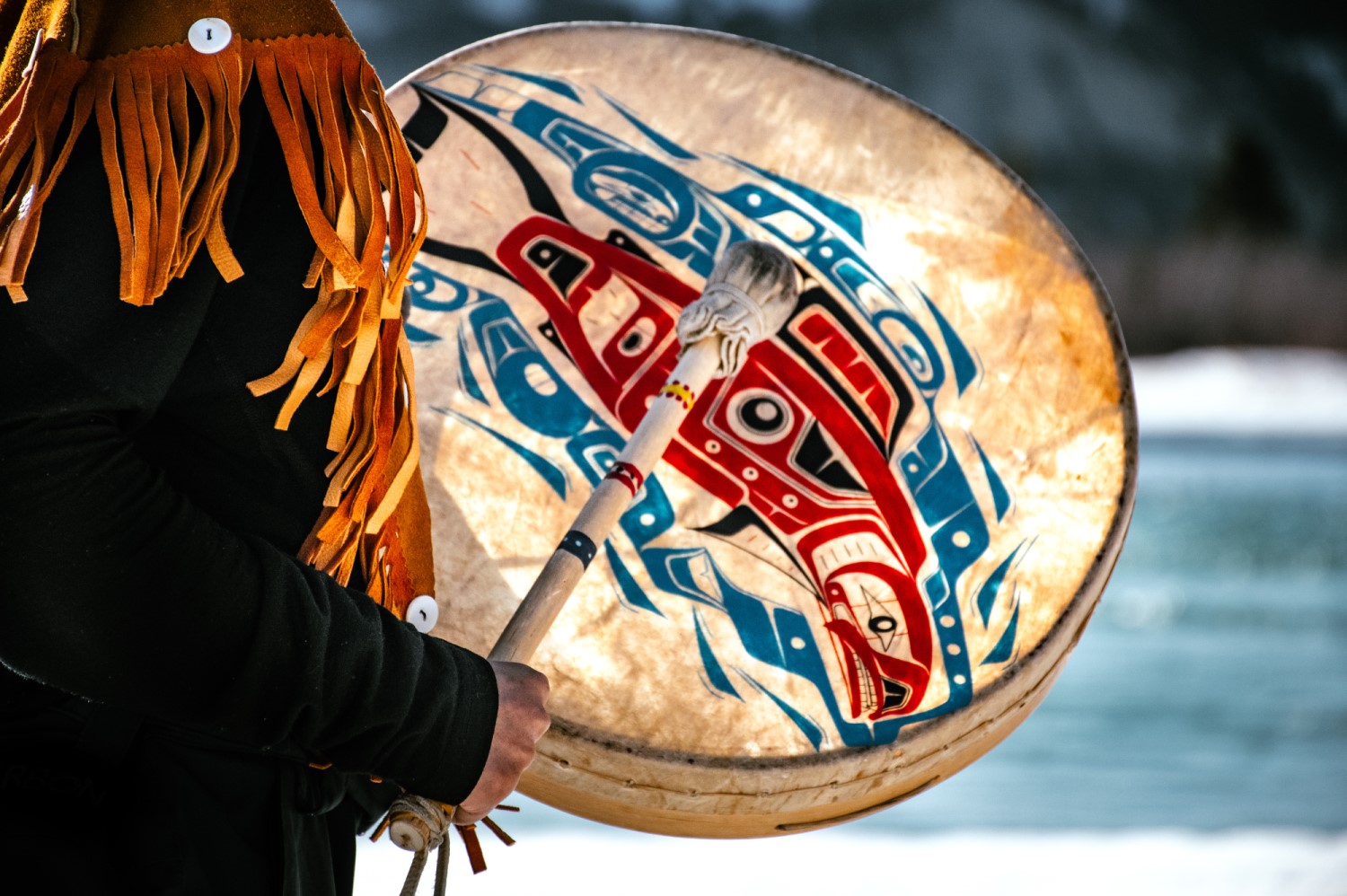 First Nations drum