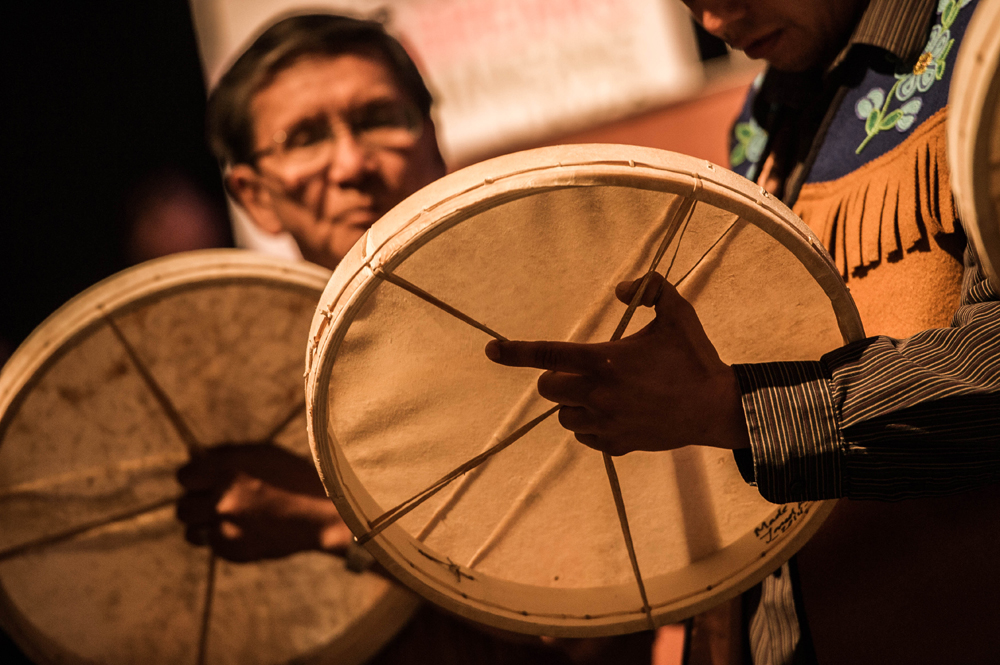 First Nations drumming